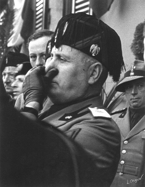 Mussolini at Stresa,Italy, 1935 Published 1939 Newsweek (cover)