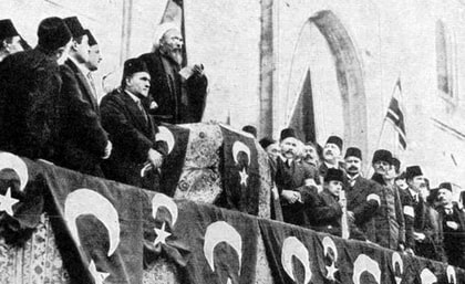 Novembre del 1914 Turchia sul piede di dichiarare guerra. 