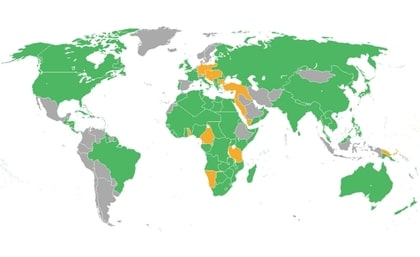 Paesi nel mondo che partecipano alla prima guerra mondiale. Triplice alleanza, intesa e stati neutrali.