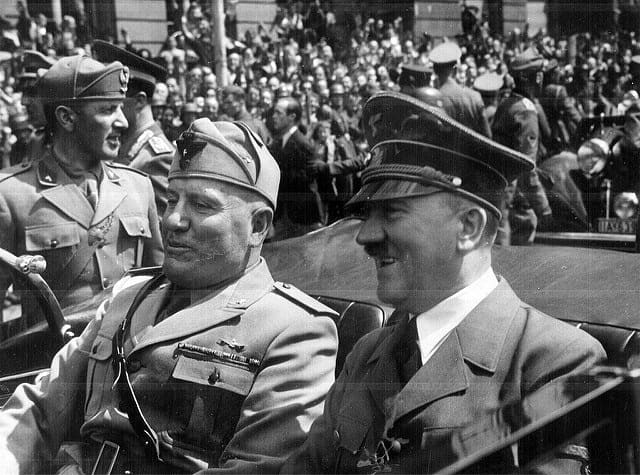 Adolf Hitler e Benito Mussolini nel giugno 1940