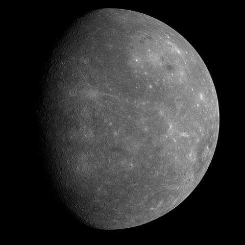 MESSENGER prima foto del lato sconosciuto di Mercurio.