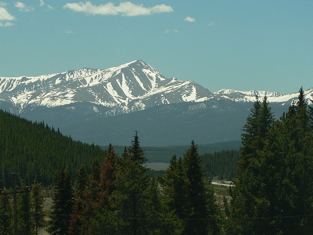 Monte Elbert, in Colorado, Stati Uniti.