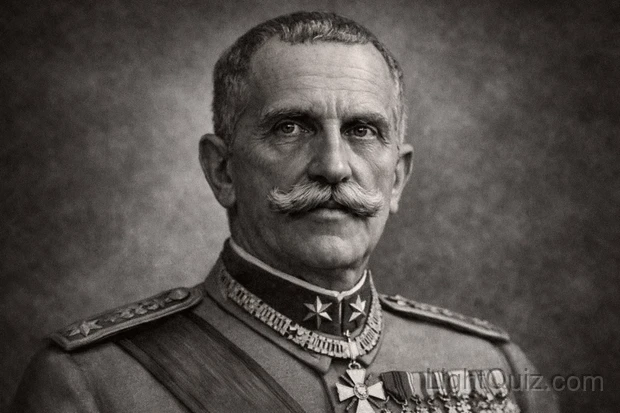 Ritratto di Vittorio Emanuele III, re d’Italia, in uniforme militare