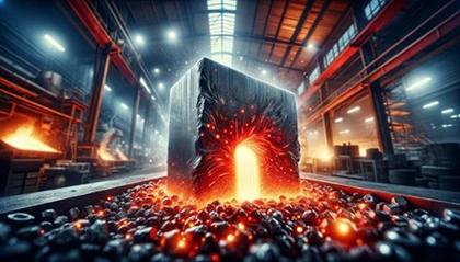 Tungsteno incandescente che resiste a temperature estreme, elevato punto di fusione