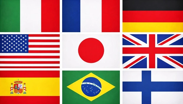 Bandiere di diversi paesi del mondo. Quiz sulle bandiere del mondo.