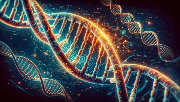 Struttura DNA. Quiz di scienze.