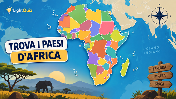 Trova i Paesi d'Africa
