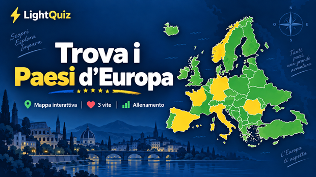 Trova i Paesi d'Europa