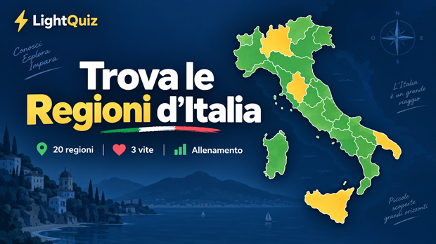 Trova le Regioni d'Italia